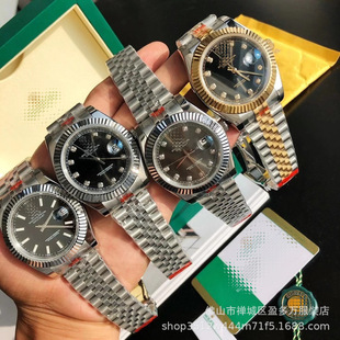 Cross-border Watch Log Room Gold Watch Fully Automatic Mechanical Men's Watch Fine Steel Belt Leisure men's watch Foreign Trade