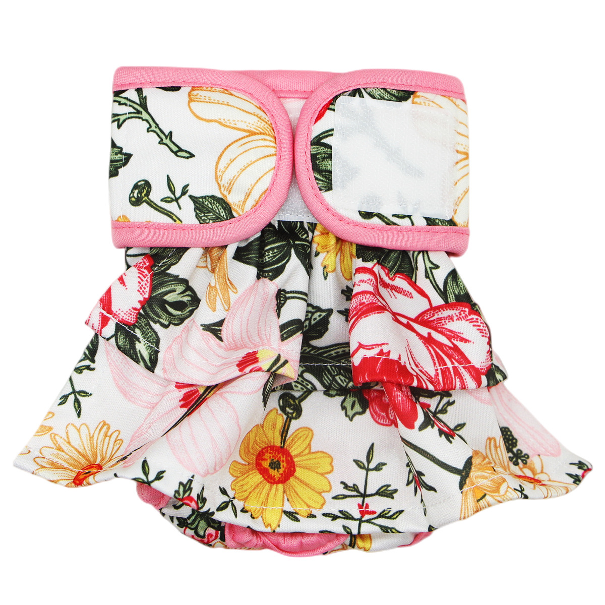 Asenappy pantalones fisiológicos para perros pañales para perros mascotas hembra perro lavable falda pantalones de seguridad anti-acoso durante el período fisiológico