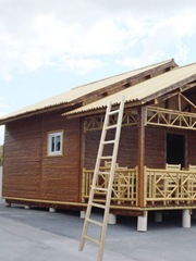 BB4C Wholesale Solid Wood Ladder, Thickened Stepladder, Elevation Single Ladder, Electrician Insulating Ladder, Household Attic Renovation Work Ladder