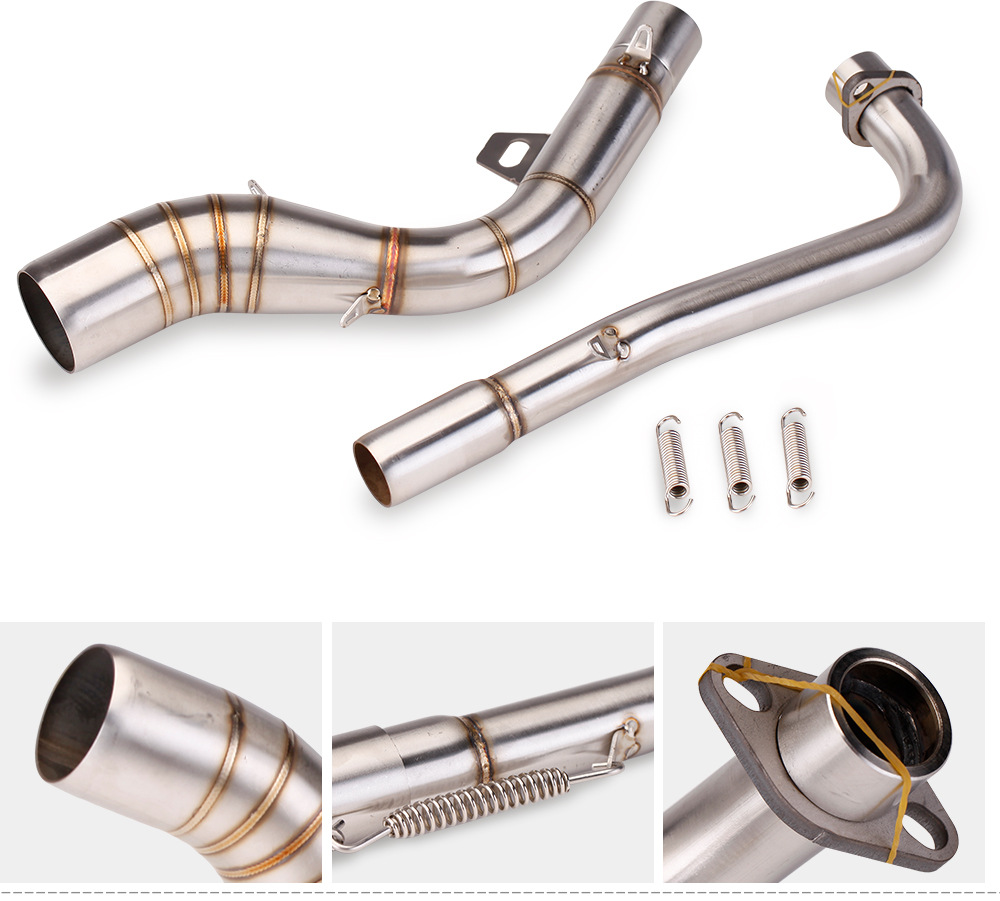 Motorcycle Modification Accessories Ex5 Dream Front Section Ex5 Real Carbon Fiber Exhaust Pipe Non-Destructive Modification