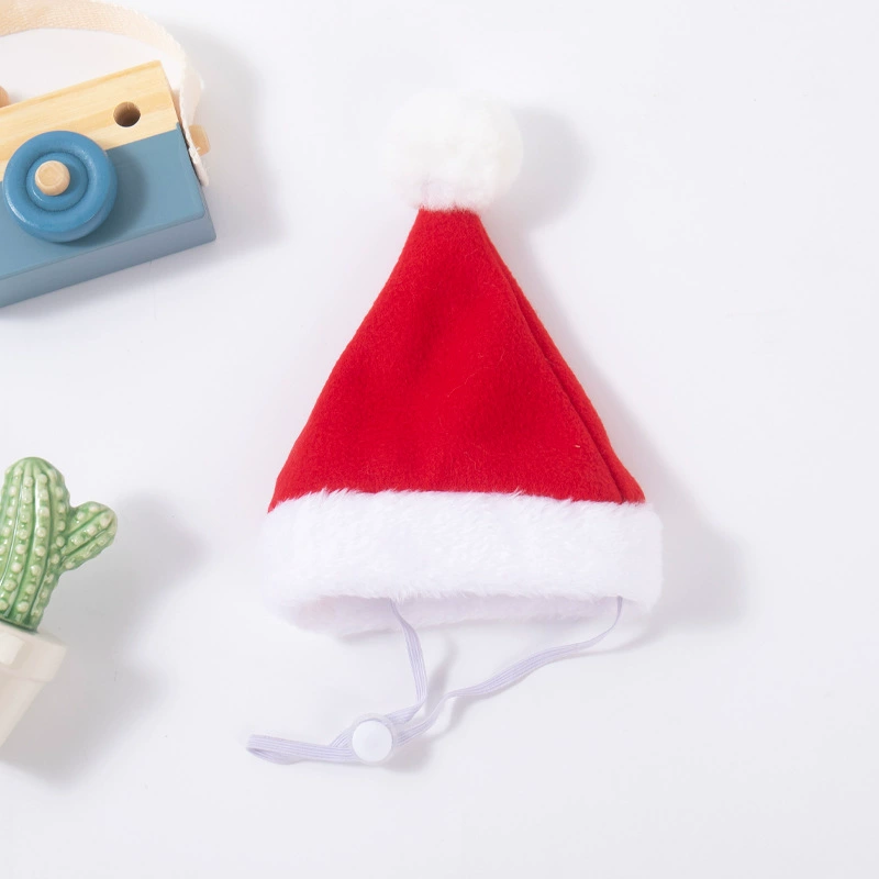 Собачья шляпа Летний мультфильм питомец кошачий капюшон одеваются украшения Рождественская капюшон