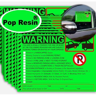 Amazon Car Decoration Stickers Are Suitable for Violation Parking Stickers Violation Infraccion Warning