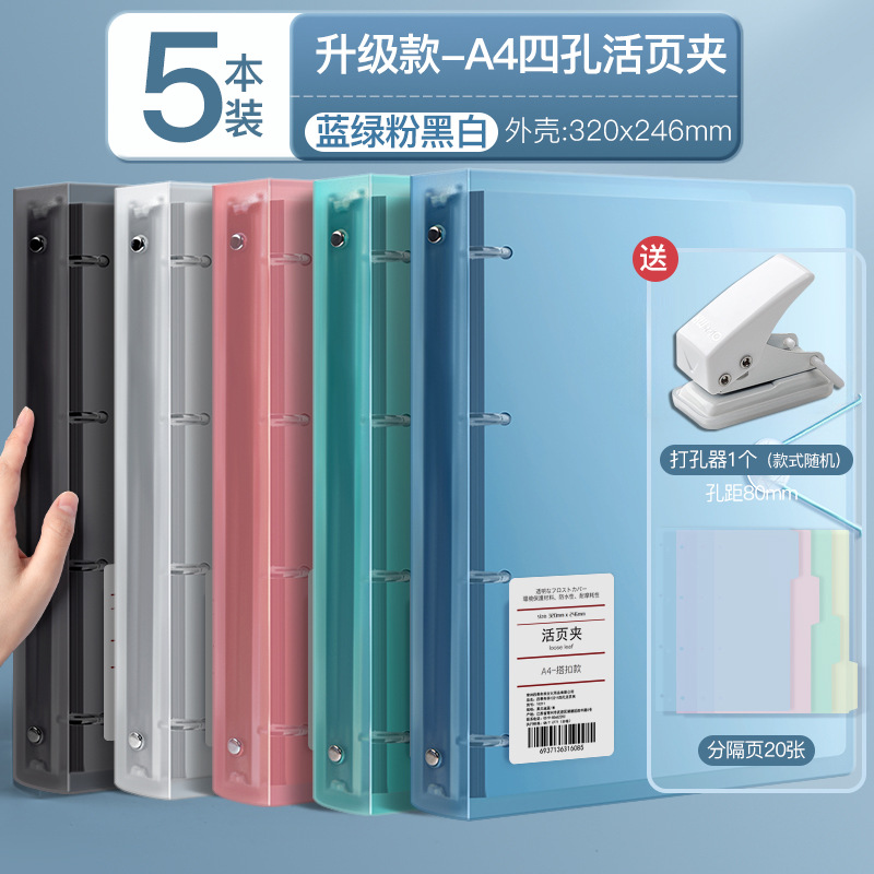 [업그레이드 및 두꺼워짐] 5개 + 구분선 20개 + 홀 펀치