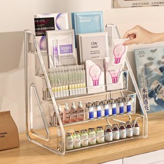 亚克力水光展示架美容院产品摆台置物架放护肤品安瓶面膜陈列架子