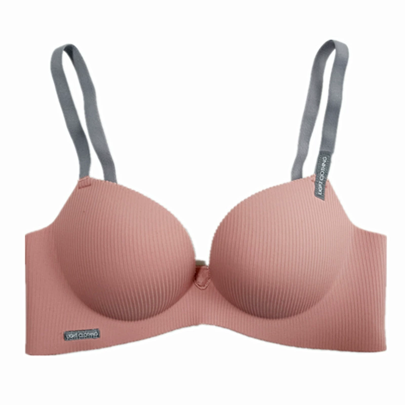 Push up bra, supporting wireless bra, thin set