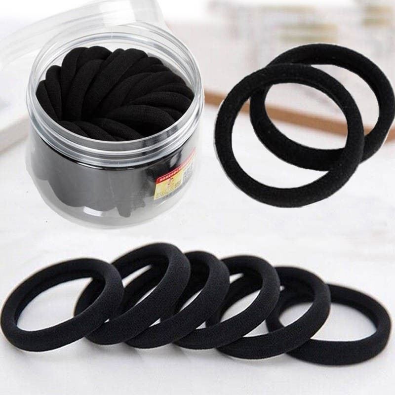 Seamless Head Rope High Elastic Durable Hair Rope Like Rubber Tendons Adult Seamless Hair Ring Women's Ponytail Black Tie Head Leather Case Seamless Head Rope High Elastic Durable Hair Rope Like Rubber Tendons Adult Seamless Hair Ring Women's Ponytail Black Tie Head Leather Case