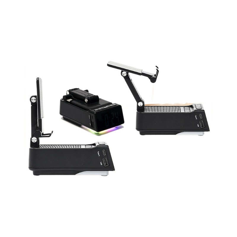 Folding phone holder, tablet speakers, three-in-one, bluetooth 5