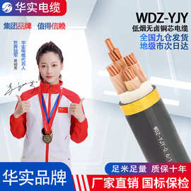 国标电缆WDZ-YJY低烟无卤阻燃低压电缆2 3 4 5芯纯铜电线厂家现货