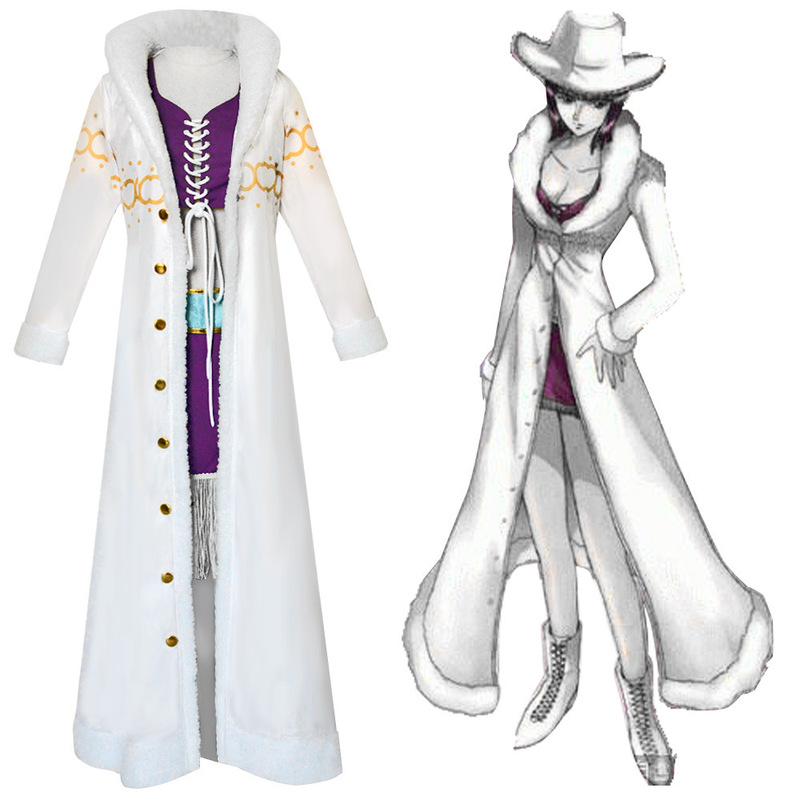 One Piece Robin Cosplay Outfit Fur Collar Jacket One Piece Nico Robin Cosplay Costume Full Set One Piece Robin Cosplay Outfit Fur Collar Jacket One Piece Nico Robin Cosplay Costume Full Set