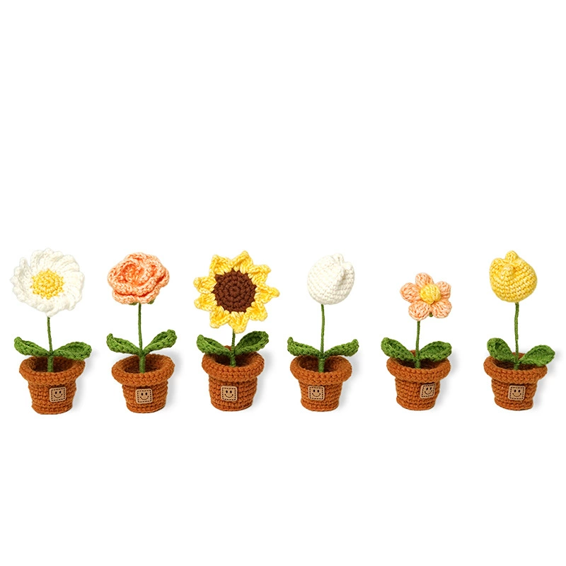 Woven small pot Фэйфэй, набор материалов для плетения, ручная работа, букет, подсолнух, подарок на день рождения