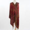 Demi-season retro ethnic cloak, scarf, boho style, ethnic style