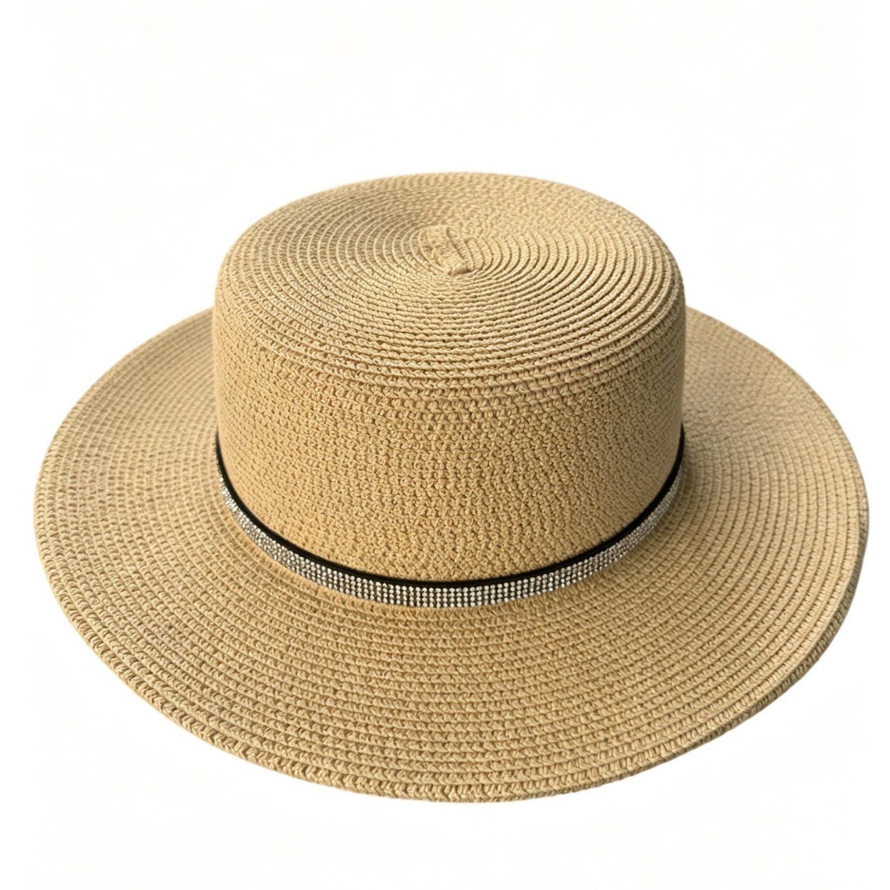 Transfronteriza al por mayor con diamantes llenos con sombrero de diamantes DIY con gorras de cuero decoración con correa de perforación multifuncional con cuerda image 3