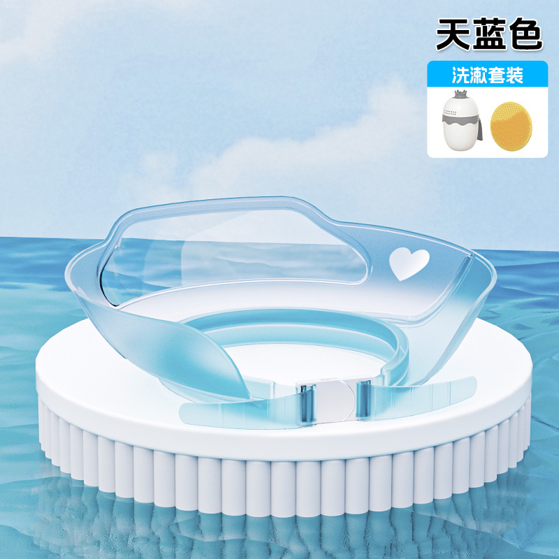 Sombrero de baño impermeable para bebés, gorra de baño ajustable para bebés recién nacidos, gorra de lavado de cabello para niños, protección para oídos