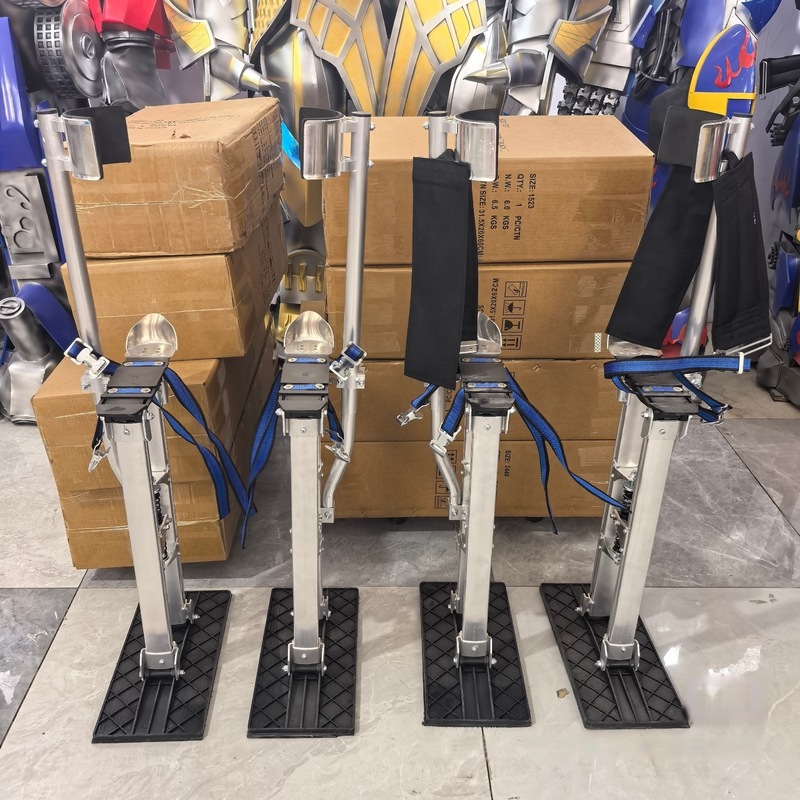 铝合金高跷升降登高器家用移动梯子装修脚架表演道具工厂|undefined