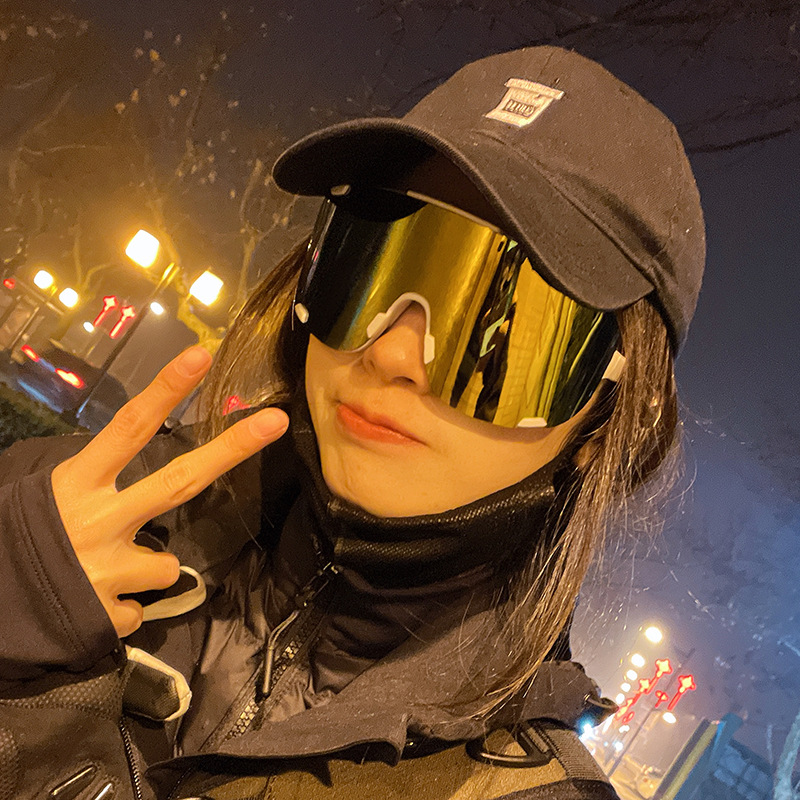 Exaggerated Punk Streetwear Solid Color Pc Special-Shaped Mirror Full Frame Glasses display picture 2