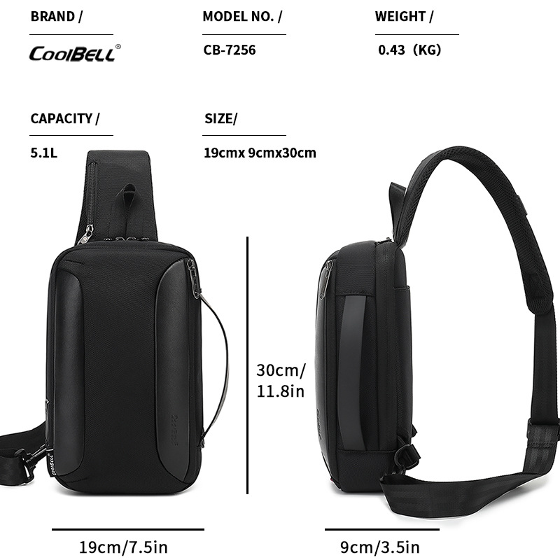 Nueva moda costura pecho bolso de los hombres crossbody bolso de hombro ligero bolso de negocios bolsa de pecho al por mayor
