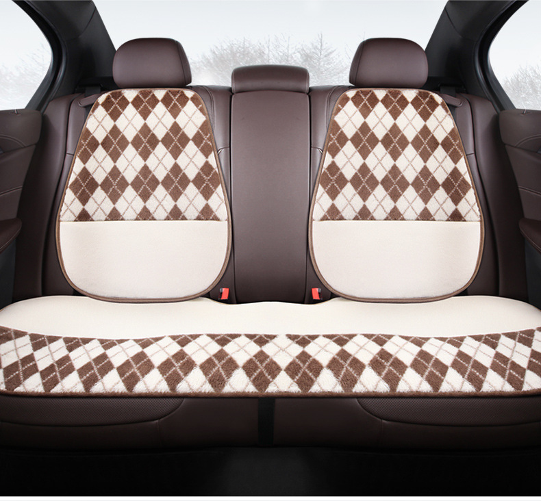 Car 12V Heated Seat Cushion Constant Temperature Adjustable Gear Car Suv Car Plush Cartoon Seat Cushion Cross-Border One-Piece Wholesale