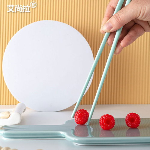 Aishangla high-looking colorful household chopsticks for one person, pink macarons, high temperature resistance and durable alloy chopsticks