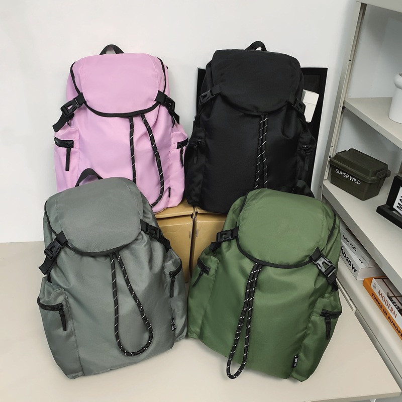 2024 nueva mochila de pareja de ocio simple, deporte y ocio, mochila de viaje al aire libre para estudiantes de gran capacidad