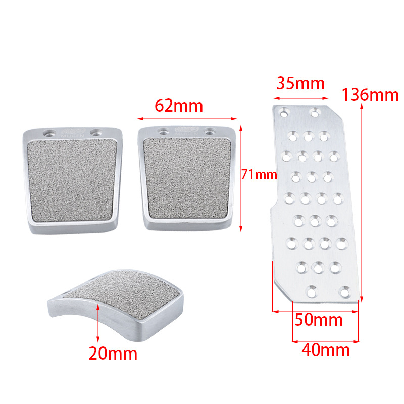 Unlimited MUGEN pedal car modification universal pedal non-slip accelerator brake manual automatic wave pedal
