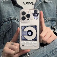 复古CD唱片适用iPhone17promax苹果16手机壳14/13透明15高级x防摔