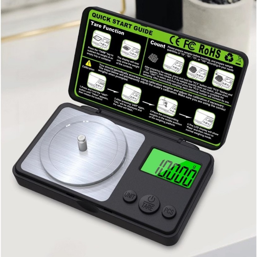New High-Precision Mini Digital Scale 100g with 0.001g Accuracy, Pocket Digital Scale, Gram Scale, Jewelry Scale