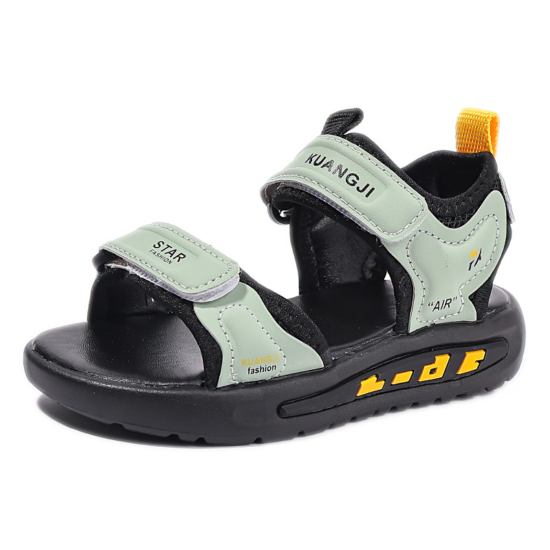 Niños huecos zapatos de playa de dedo abierto 2026 verano nuevo estilo de moda infantil sandalias versátiles sandalias de niños mayores