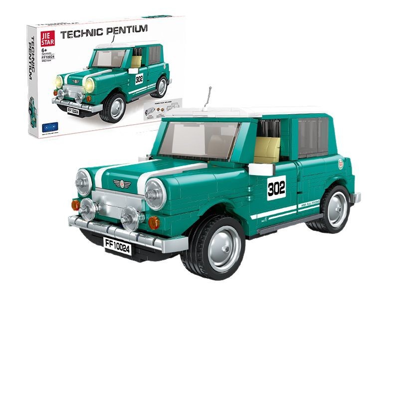 Jiaxingff10012 mini serie de coches famosos ensamblaje juguetes automóviles salvajes MKAY modelo de puzzle modelo de automóvil