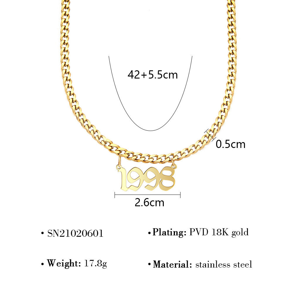 Oferta especial experiencia europea y americana joyería de acero titanio vacío galvanoplastia no decoloración no alérgica joyería pendientes collar fábrica al por mayor