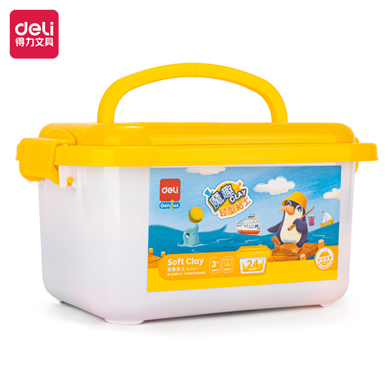 Deli 67876/67878 niños de bricolaje arcilla ultraligera arcilla de color plastilina