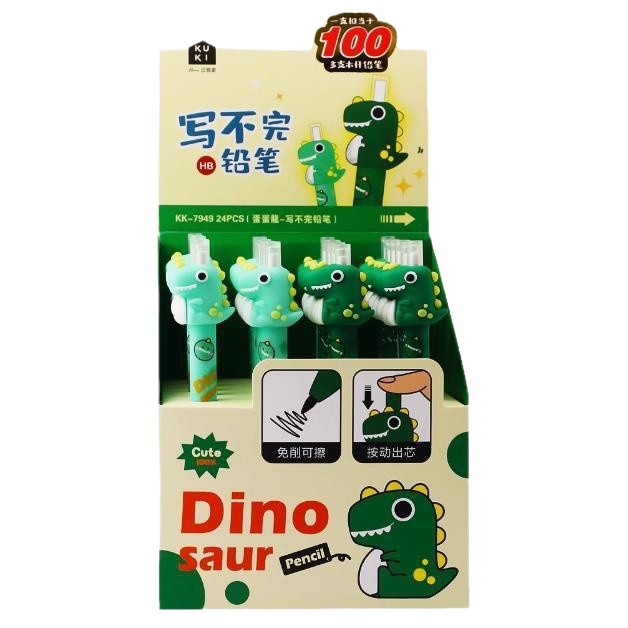 Lápiz Mecánico Eterno Infantil KK-7949 de Plástico y Silicona para Escritura image 5