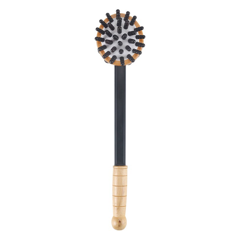 Ручная круглая голова бить спину массажный молоток Меридиан Массажная палочка бить шею плечо спину стойло артефакт