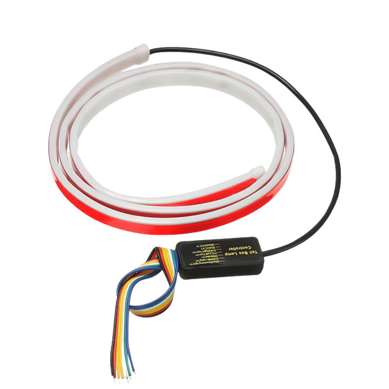 Lámpara fluorescente del maletero de automóviles coloridos, corriendo trasera, luz de dirección fluorescente, correa de lámpara de modificación, luz anti-colisión superbrillante