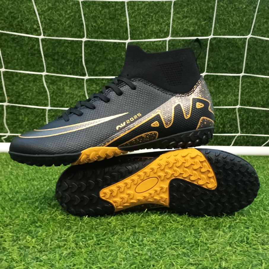 2024 nuevos fabricantes de zapatos de fútbol FGTF zapatos de entrenamiento de interiores zapatos de fútbol de clavos transpirables de alto perfil