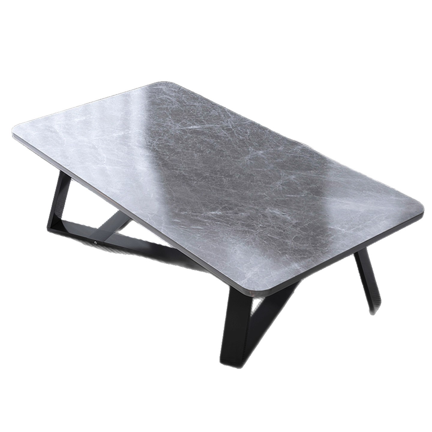 Mesa de té sala de estar doméstica moderna y lujosa pequeña oficina simple sofá 2025 nueva tabla de roca