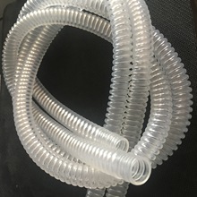 螺纹管呼吸回路硅胶软管塑胶管呼吸机硅胶波纹管厂家直供