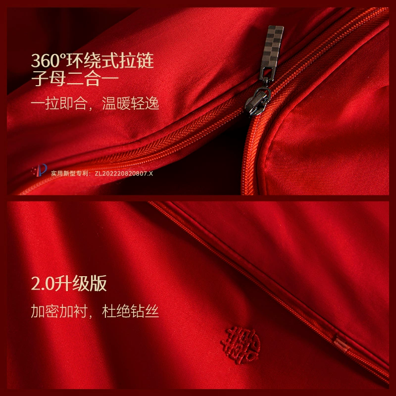 ♤Одеяло в стиле Xiaohongshu, свадебное одеяло, подарочное одеяло для матери, шелковое зимнее одеяло, приданое из тутового шелка