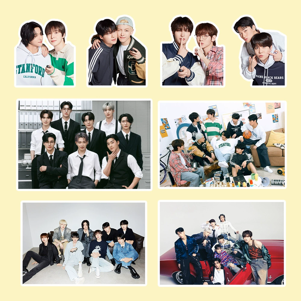 Стикеры Spot 98 ATeez 2024 Summer Album Series Фото Стикеры Ins Runhao Cui Зонт