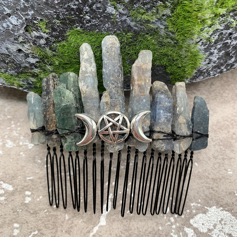 블루 크리스탈 블랙 라인 실버 문