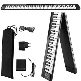 Factory sales folding piano 88 key portable beginner entry electronic piano adult support Bluetooth midi wholesale