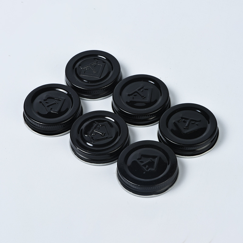 Hilo de metal curling hojalata rosca cubierta 58 envases de alimentos botella de vidrio sellado cubierta de mermelada enlatada image 4