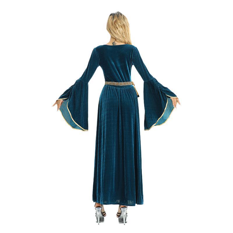 20.26million Costume Vintage Court Style European Farm Peasant Medieval Renaissance Dress_ecoleips.com