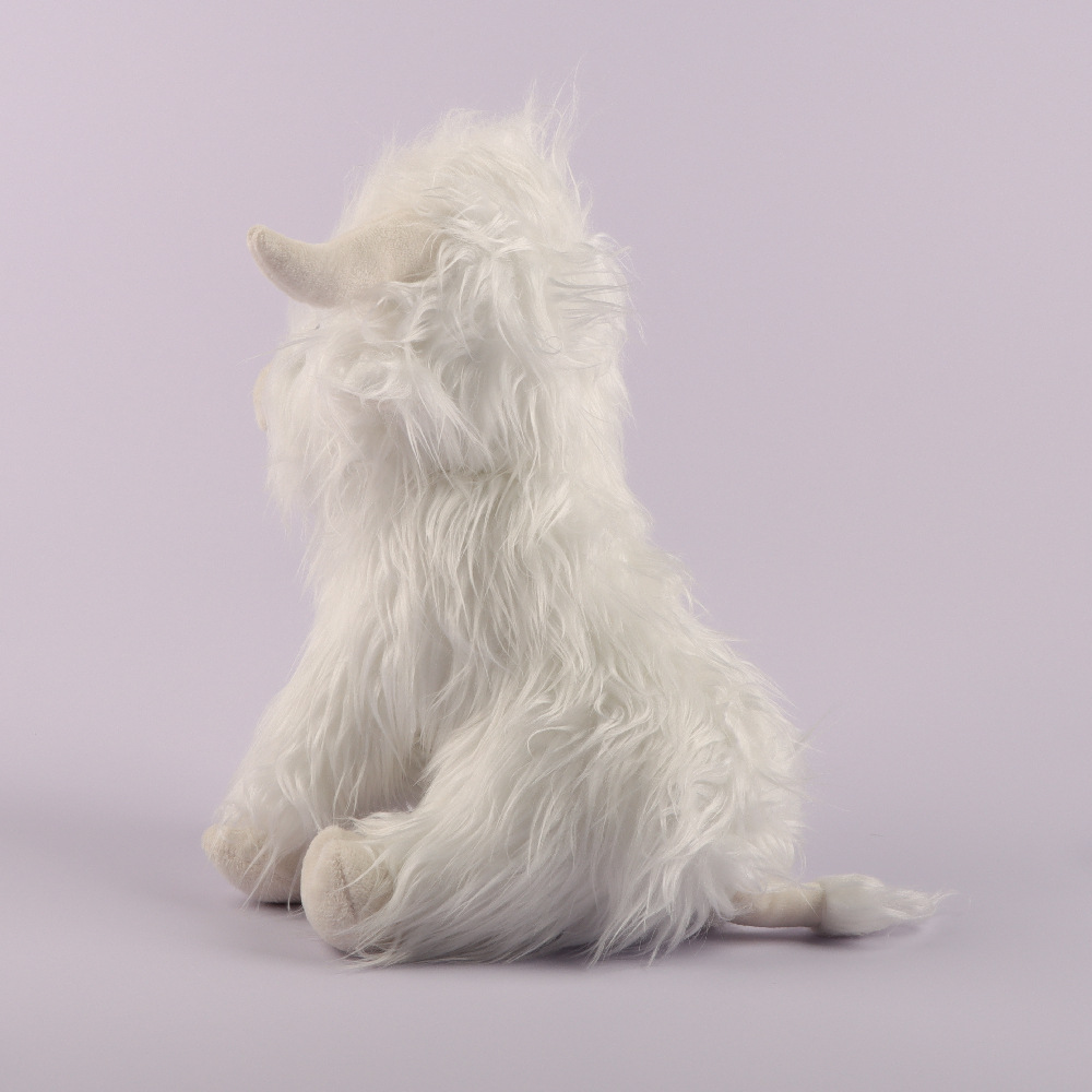 Highland Cow simuléiert Schottesch Highland Kou Plüschpopp laang Hoer Kou Internet Promi Spillsaach_voghion.com