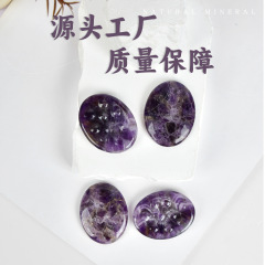 天然水晶原石解压疗愈掌心石矿石标本工艺品创意礼品宝石石头摆件