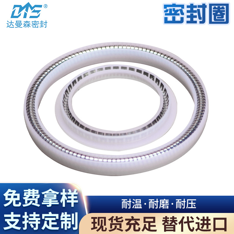 孔轴两用旋转泛塞封 四氟弹簧密封圈生产厂家 法兰旋转密封件