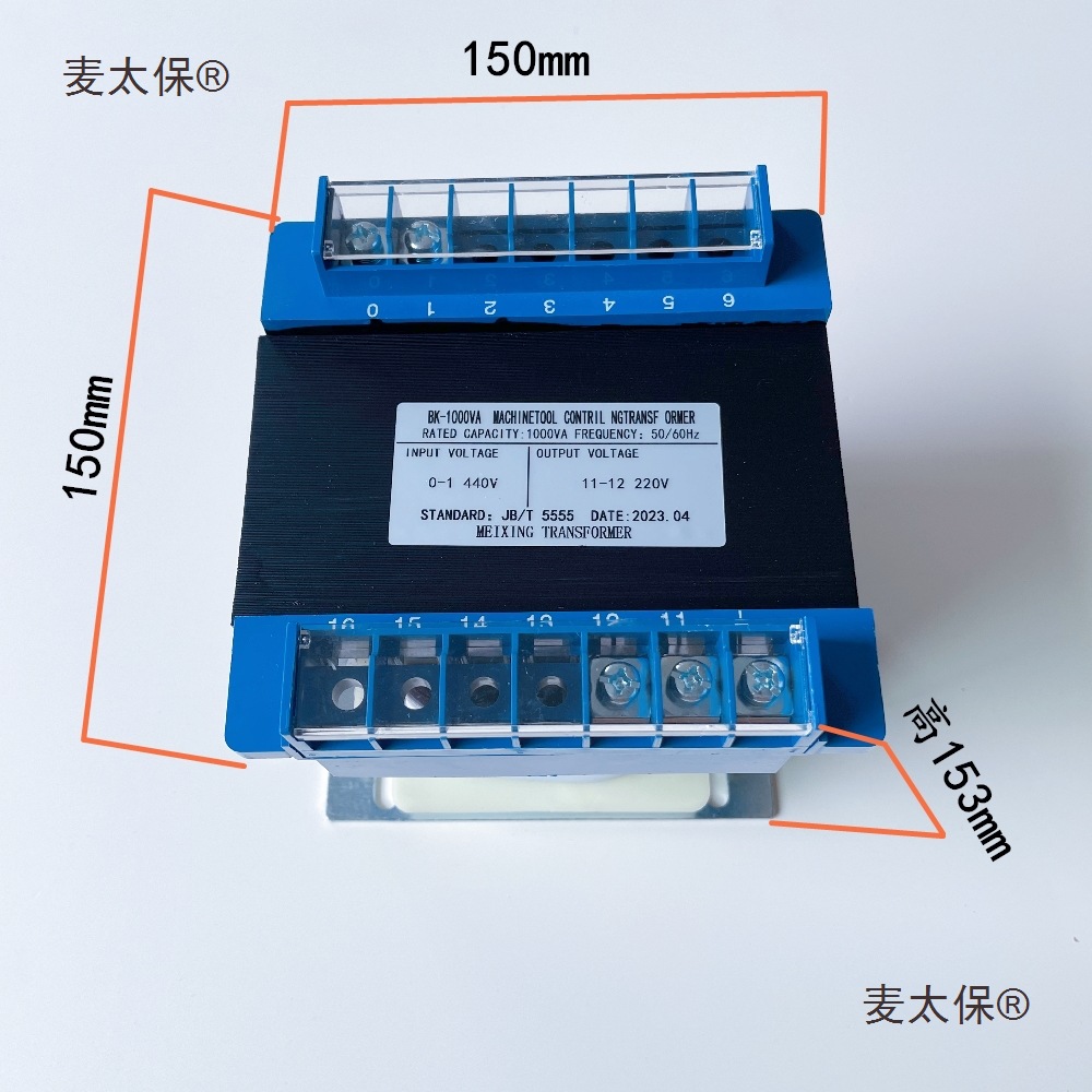 j8J机床船用变压器23控制变压器VA0220VVA500440V3转60Hz10麦太保