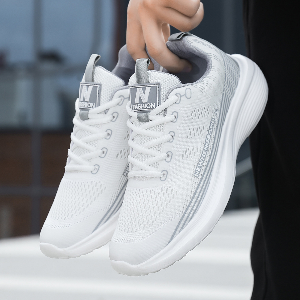 Fashionable breathable comfortable classic trend running sneakers…