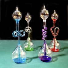 爱情玻璃温度计 物理科学实验创意富兰克林沸腾球感温瓶hand boil