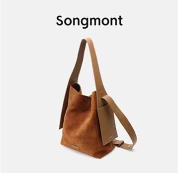 Songmont大号麂皮挂耳托特包单肩斜挎手提百搭通勤秋日新款|undefined