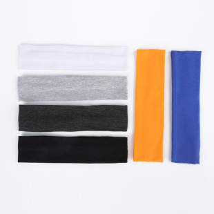 Cross-Border New European and American Sweat-Absorbent Anti-Slip Sports Headband Yoga Running Fitness Headscarf Unisex Breathable Headband